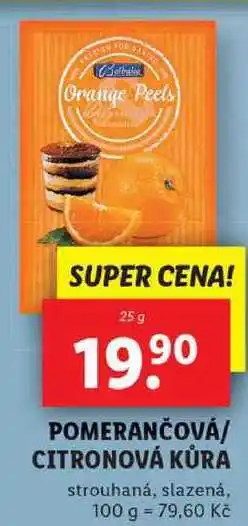Lidl Pomerančová/citronová kůra, 25 g nabídka