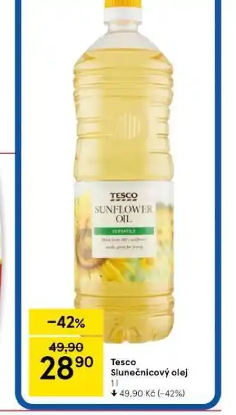 Tesco Tesco slunečnicový olej nabídka