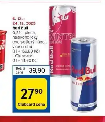 Tesco Red bull nabídka