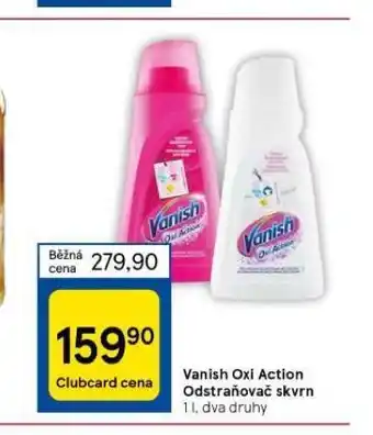 Tesco Vanish oxi action odstraňovač skvrn nabídka