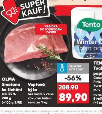 Kaufland Vepřová kýta bez kosti nabídka
