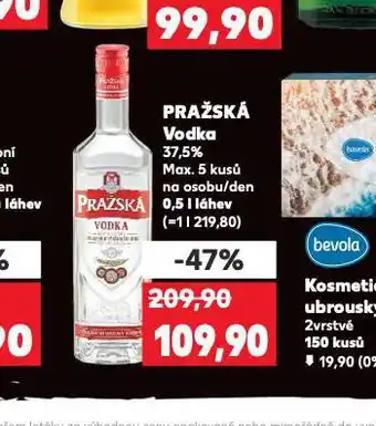 Kaufland Pražská vodka nabídka