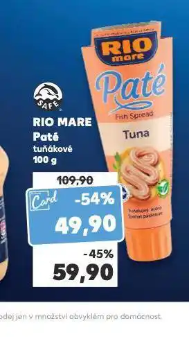 Kaufland Rio mare paté nabídka