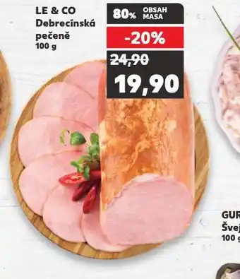 Kaufland Debrecínská pečeně nabídka