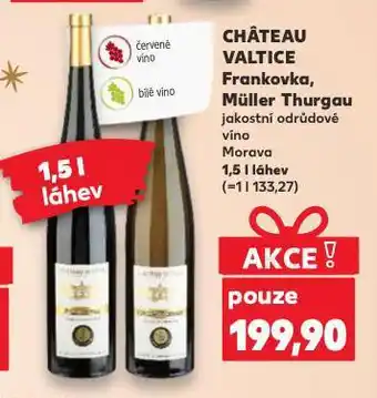 Kaufland Chateau valtice müller thurgau nabídka