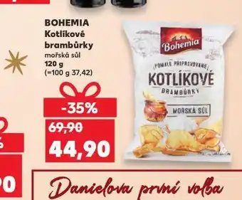 Kaufland Bohemia kotlíkové brambůrky nabídka
