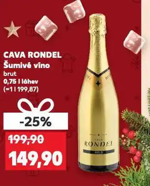 Kaufland Cava rondel šumivé víno nabídka