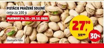 Penny Market Pistácie pražené solené nabídka