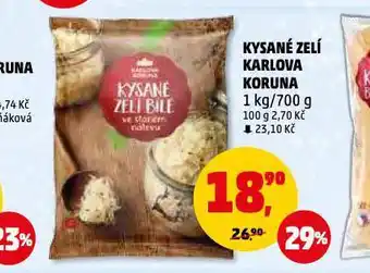 Penny Market Kysané zelí nabídka