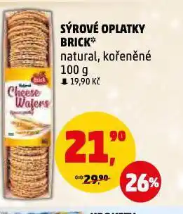 Penny Market Sýrové oplatky brick nabídka