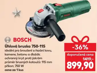 Kaufland Úhlová bruska 750-115 nabídka