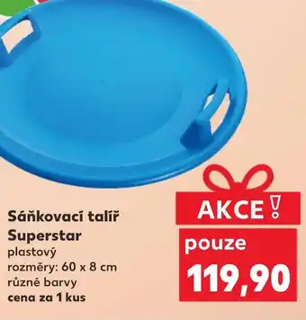 Sáňkovací talíř Superstar