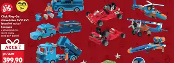 Kaufland Click Play Go stavebnice 3v1/ 2v1 letadlo/ auto/ formule nabídka
