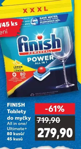 Kaufland FINISH Tablety do myčky nabídka