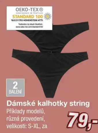 Dámské kalhotky string