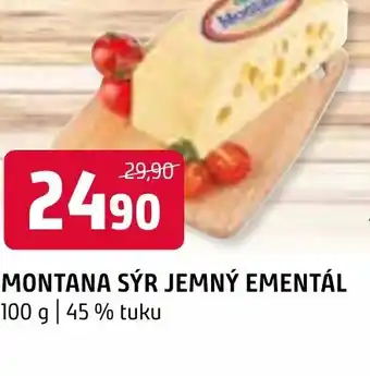 Terno MONTANA SÝR JEMNÝ EMENTÁL nabídka
