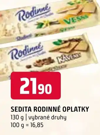 Terno SEDITA RODINNÉ OPLATKY nabídka