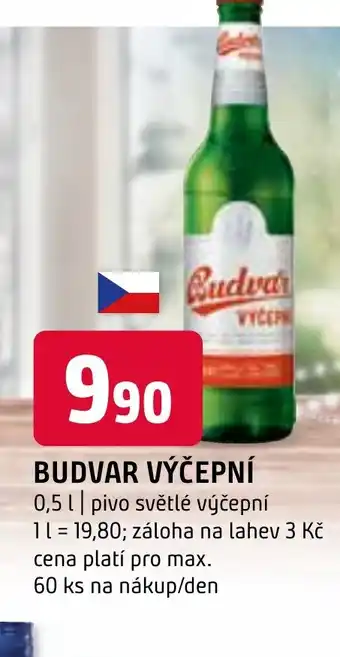 Terno BUDVAR VÝČEPNÍ nabídka