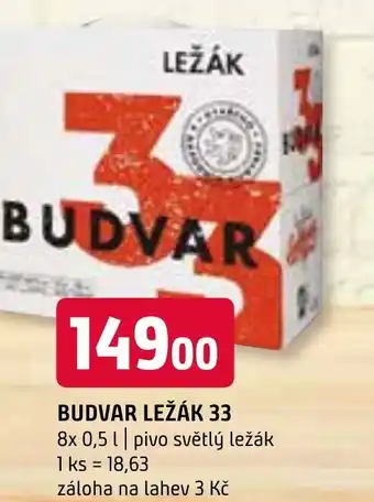 Terno BUDVAR LEŽÁK 33 nabídka