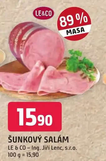 Trefa ŠUNKOVÝ SALÁM nabídka
