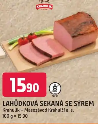 Trefa LAHŮDKOVÁ SEKANÁ SE SÝREM nabídka