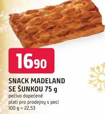 Trefa SNACK MADELAND SE ŠUNKOU 75 g nabídka