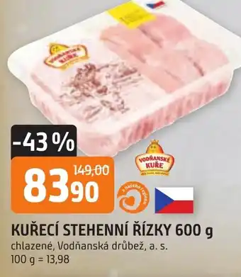Trefa KUŘECÍ STEHENNÍ ŘÍZKY 600 g nabídka