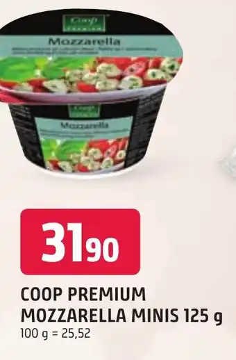 Trefa COOP PREMIUM MOZZARELLA MINIS 125 g nabídka