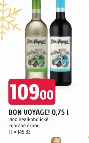 Trefa BON VOYAGE! 0,75 L nabídka