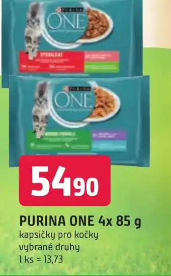 Trefa PURINA ONE 4x 85 g nabídka