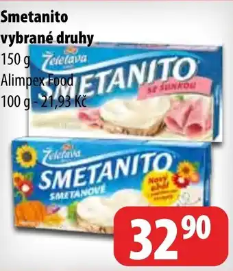 Partner Maloobchodní síť Smetanito vybrané druhy nabídka