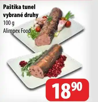 Partner Maloobchodní síť Paštika tunel vybrané druhy nabídka