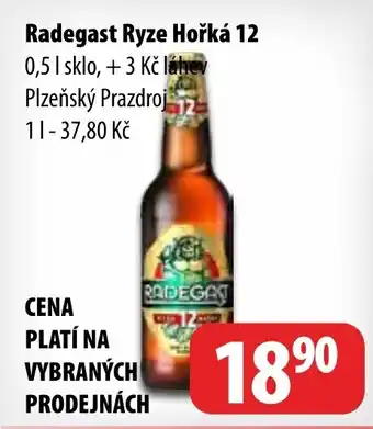 Partner Maloobchodní síť Radegast Ryze Hořká 12 nabídka