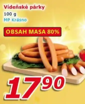 ESO MARKET Vídeňské párky nabídka