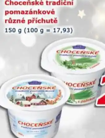 ESO MARKET Choceňské tradiční pomazánkové různé příchutě nabídka