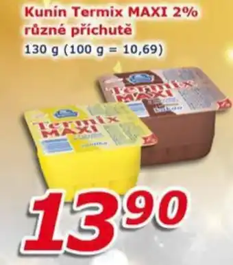 ESO MARKET Kunin Termix MAXI 2% různé příchutě nabídka