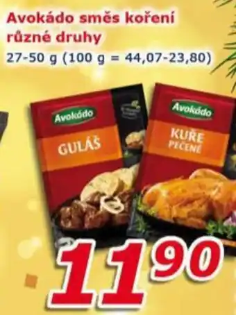 ESO MARKET Avokádo směs koření různé druhy nabídka