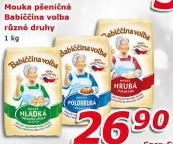 ESO MARKET Mouka pšeničná Babiččina volba různé druhy nabídka