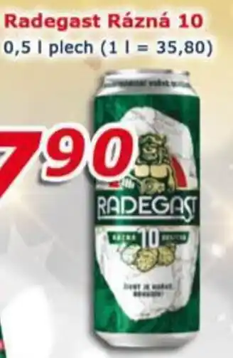 ESO MARKET Radegast Rázná 10 0.5 l. nabídka