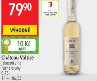 Globus Château Valtice nabídka