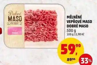 Penny Market Mělněné vepřové maso dobré maso, 500 g nabídka