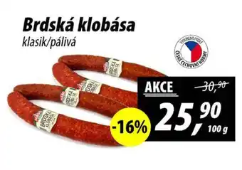 ZEMAN Brdská klobása klasik/pálivá nabídka