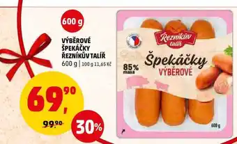 Penny Market Výběrové špekáčky řezníkův talíř, 600 g nabídka