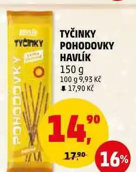 Penny Market Tyčinky pohodovky havlík, 150 g nabídka