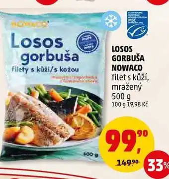 Penny Market Losos gorbuša nowaco filet s kůží, mražený, 500 g nabídka