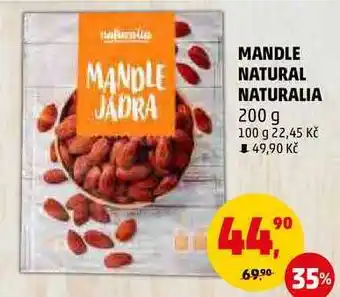 Penny Market Mandle natural naturalia, 200 g nabídka