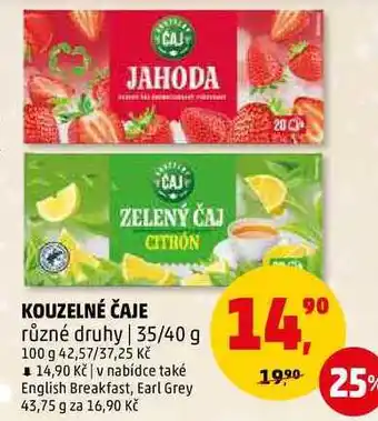 Penny Market Kouzelné čaje různé druhy, 35/40 g nabídka