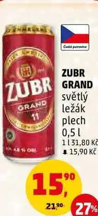 Penny Market Zubr grand, 0,5 l nabídka