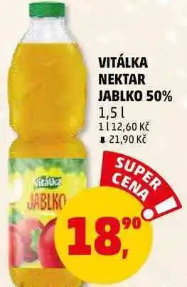 Penny Market Vitálka nektar jablko 50%, 1,5 l nabídka