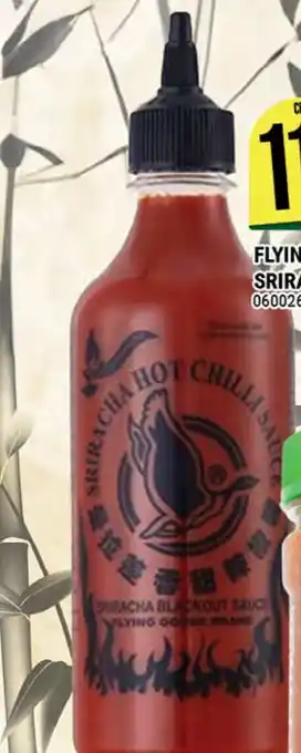 Tamda Foods FLYING GOOSE CHILLI OMÁČKA SRIRACHA BACKOUT HOT 455ML nabídka